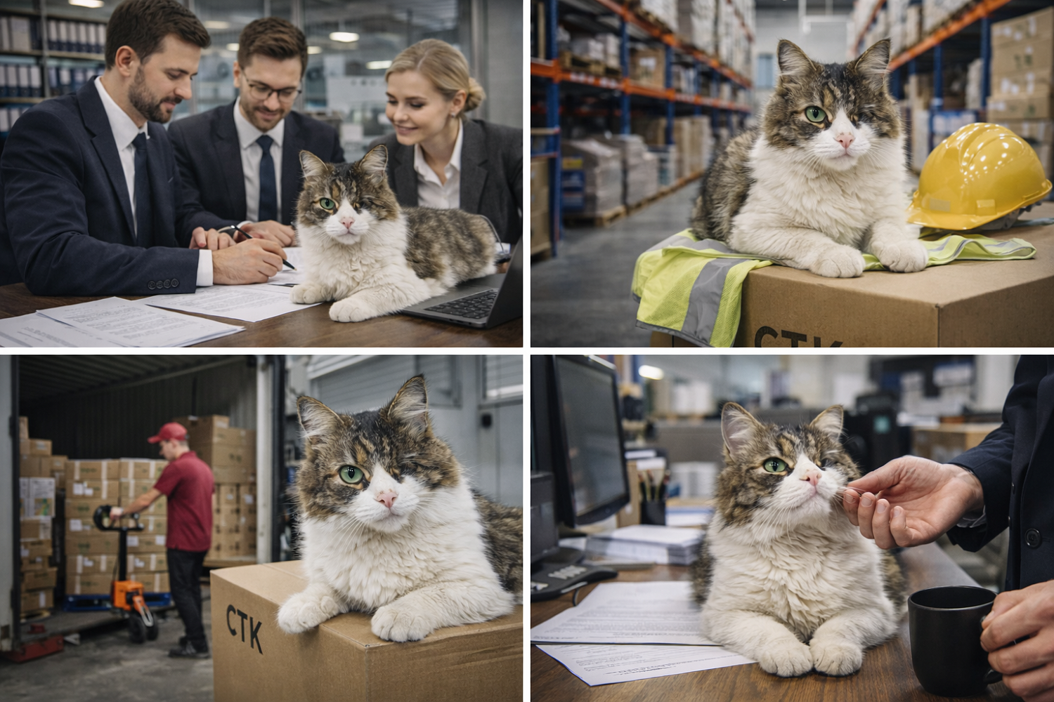 В СТК работает особенный сотрудник: кот Ося — на страже уюта и настроения