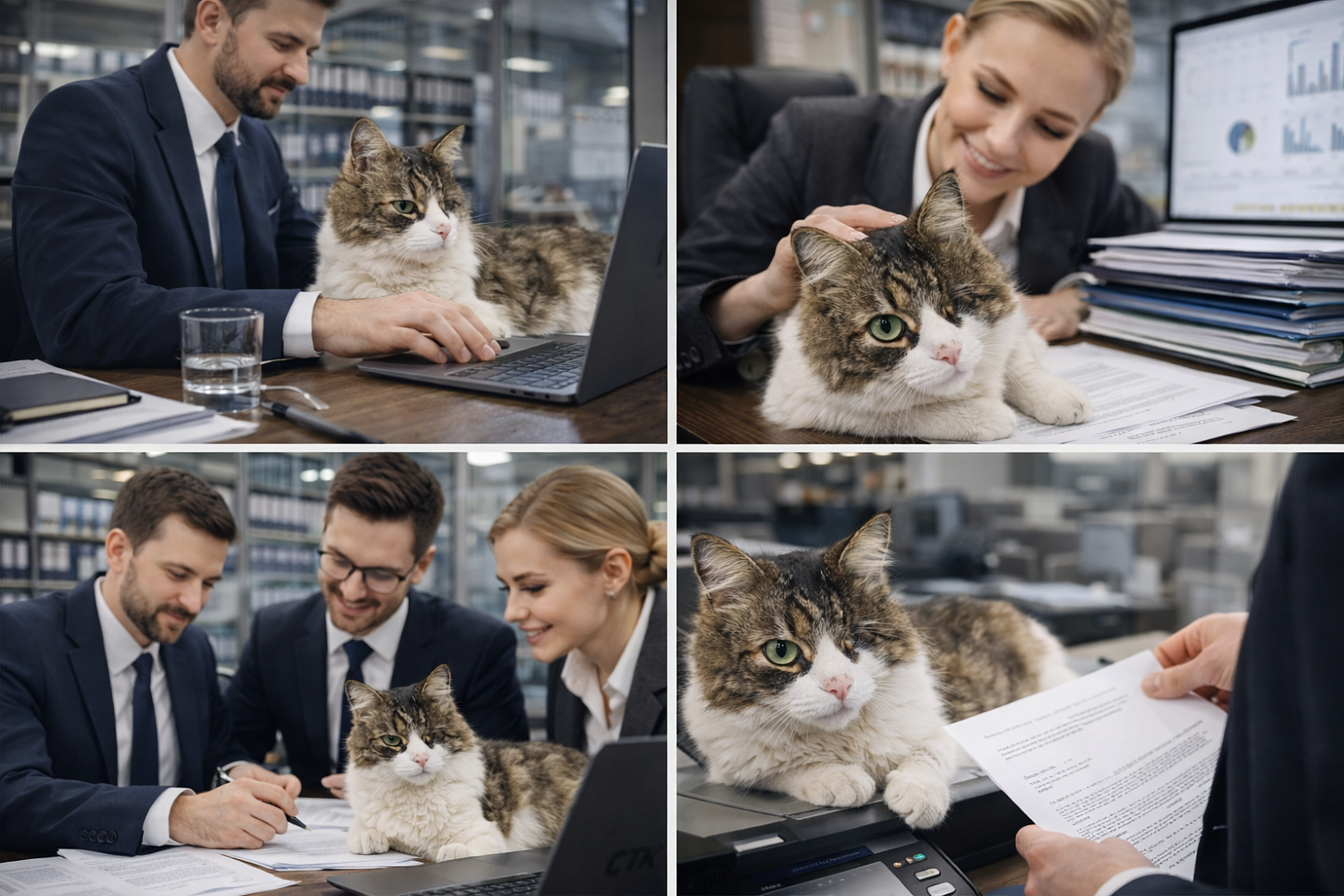 В СТК работает особенный сотрудник: кот Ося — на страже уюта и настроения